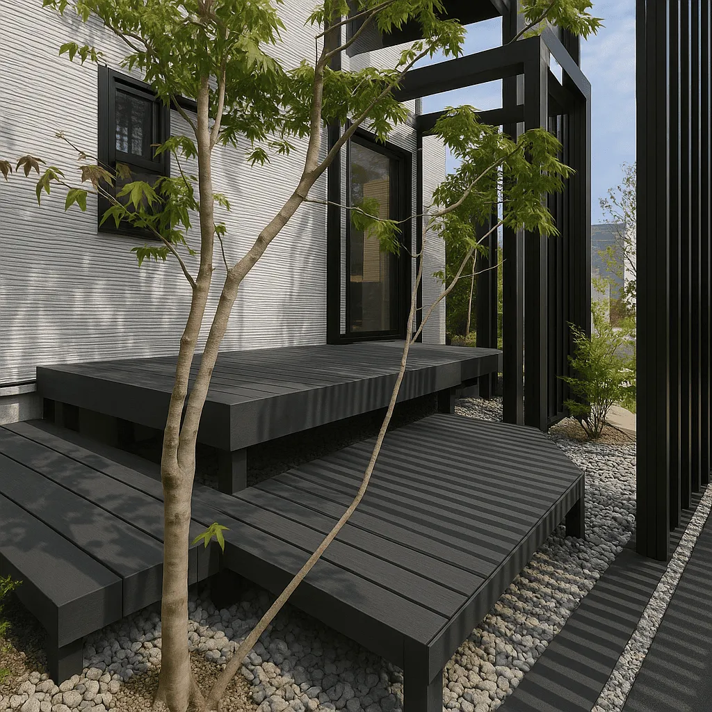 リウッドデッキとフェンスでつくる快適な庭空間！目隠しとおしゃれを両立する方法