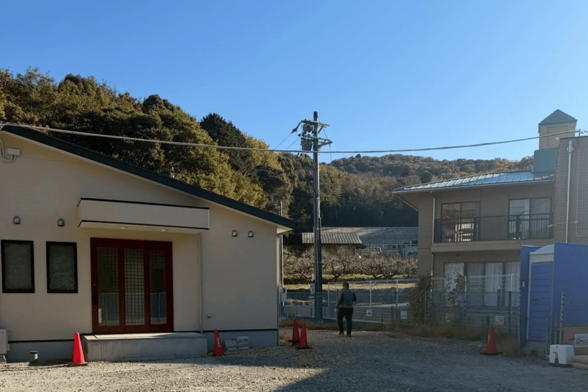 通路の外構工事前