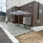 【春日井市】N様邸｜自転車置き場・スロープ手すり・目隠しフェンス設置